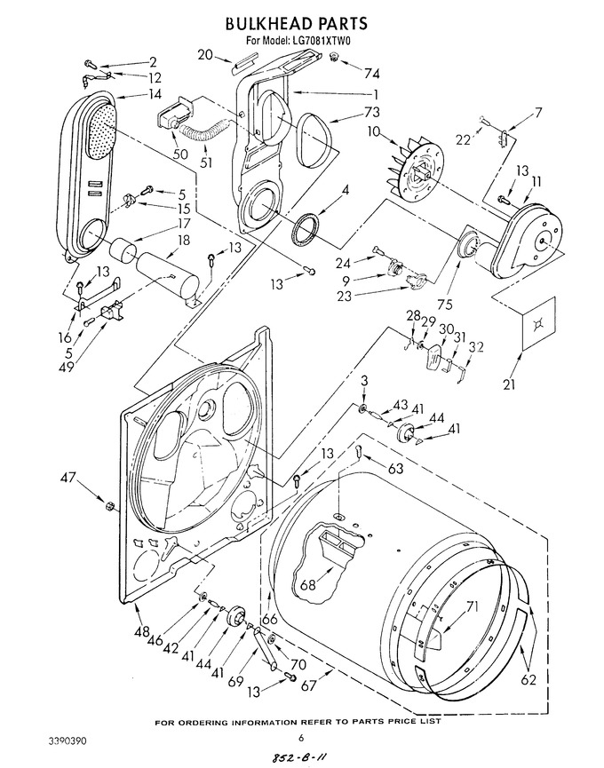 Diagram for LG7081XTM0