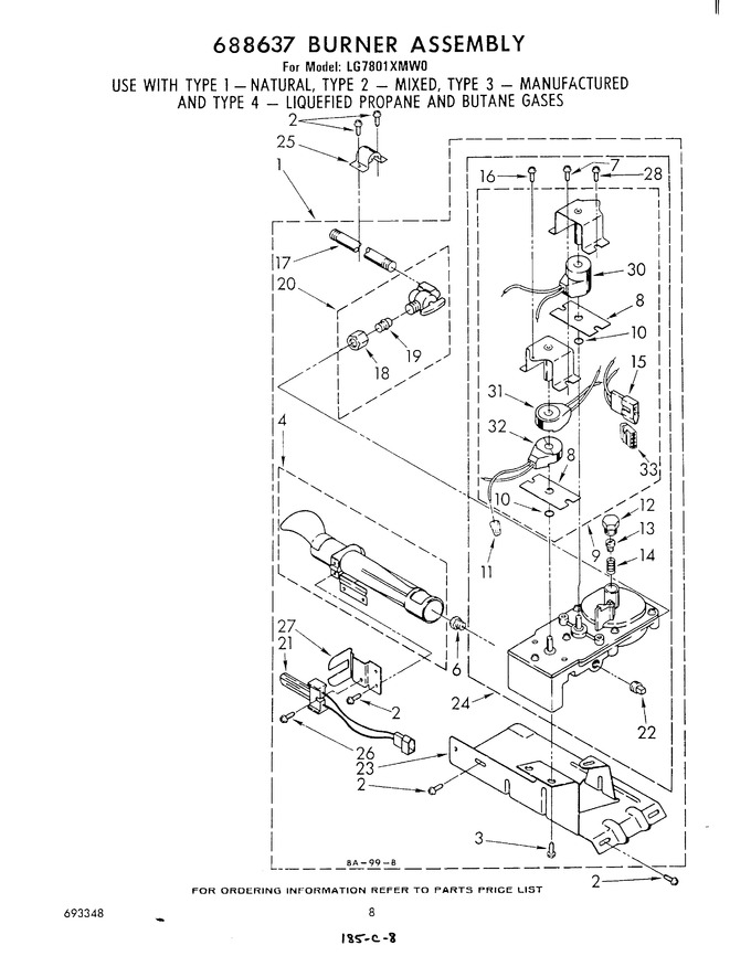 Diagram for LG7801XMW0