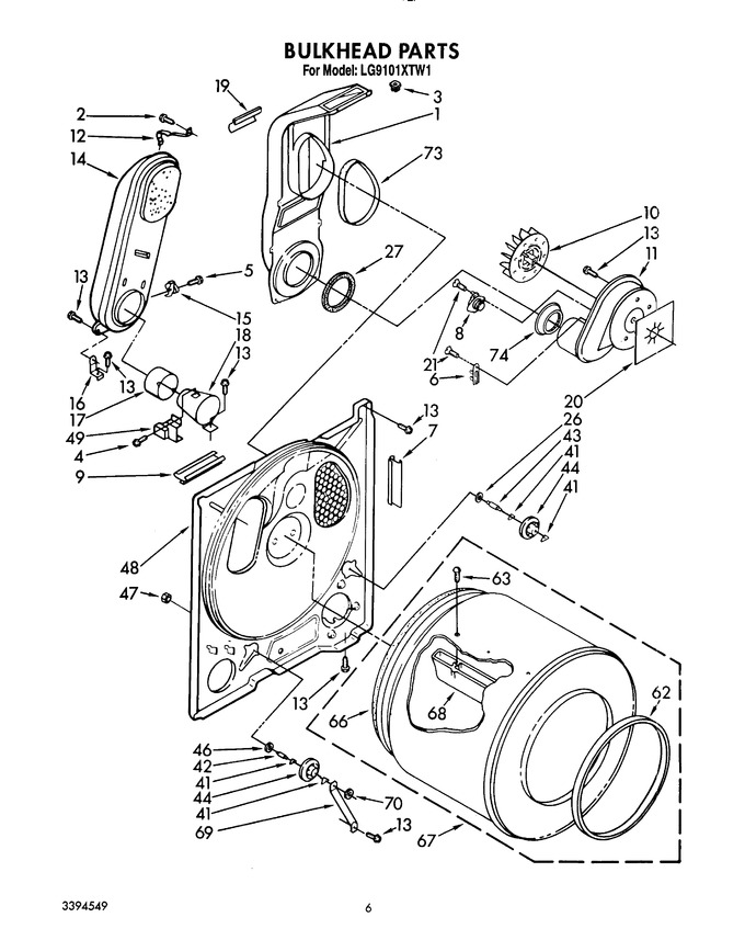Diagram for LG9101XTW1