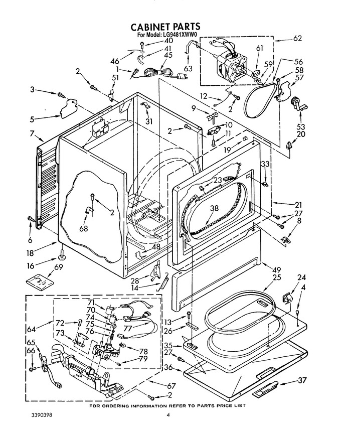 Diagram for LG9481XWW0
