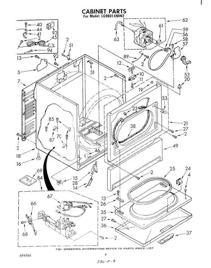 Diagram for LG9801XMW2