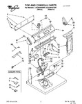 Diagram for 01 - Top And Console, Lit/optional