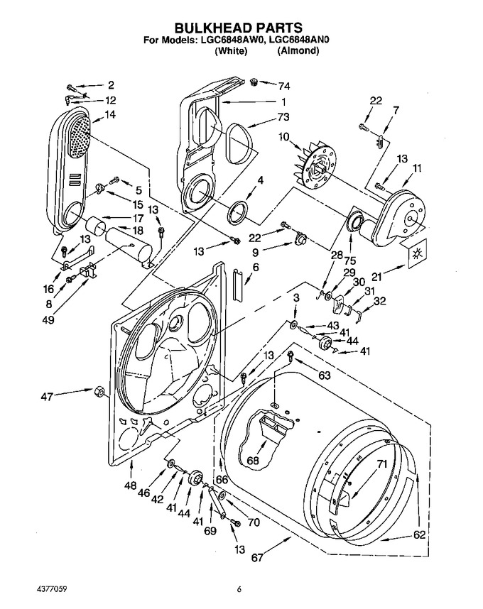 Diagram for LGC6848AW0
