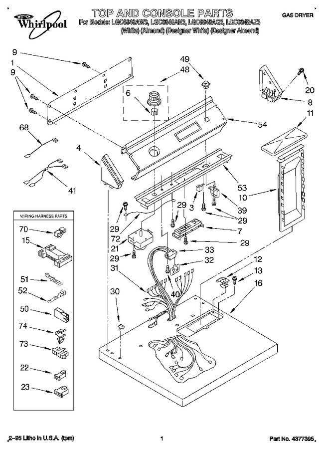 Diagram for LGC6848AW3