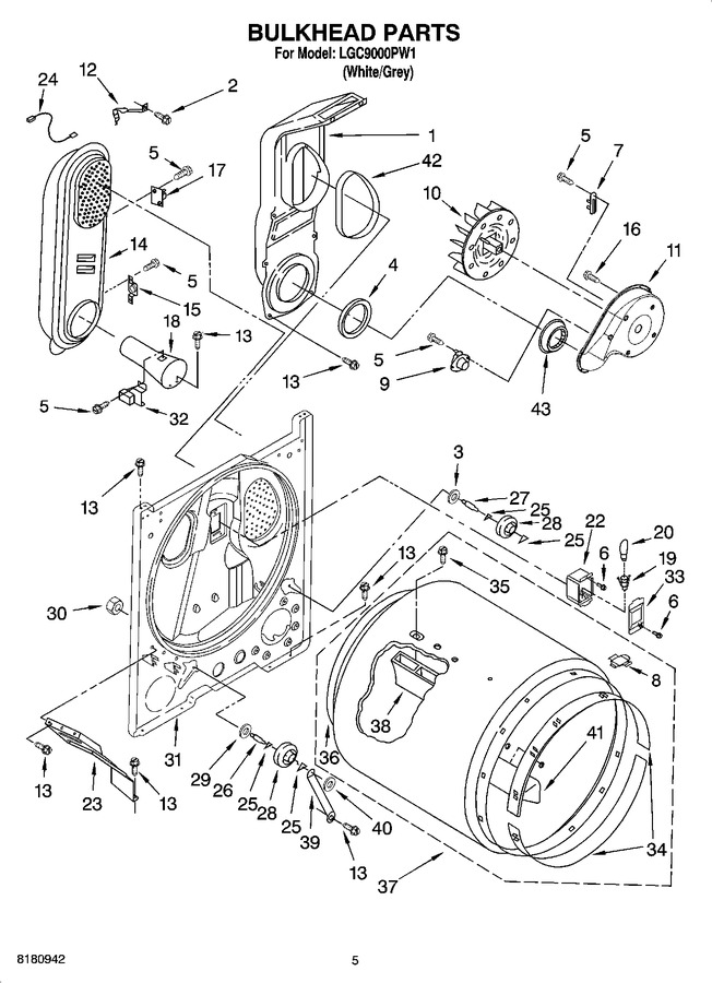 Diagram for LGC9000PW1