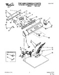 Diagram for 01 - Top And Console, Lit/optional