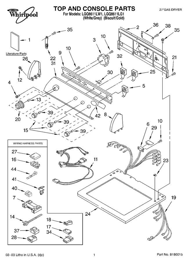 Diagram for LGQ8611LW1