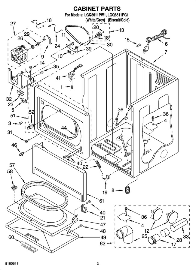 Diagram for LGQ8611PG1