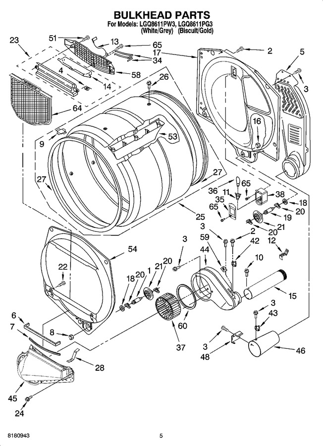 Diagram for LGQ8611PG3