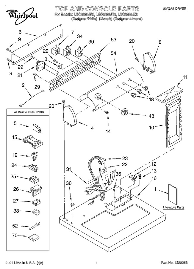 Diagram for LGQ8858JT2