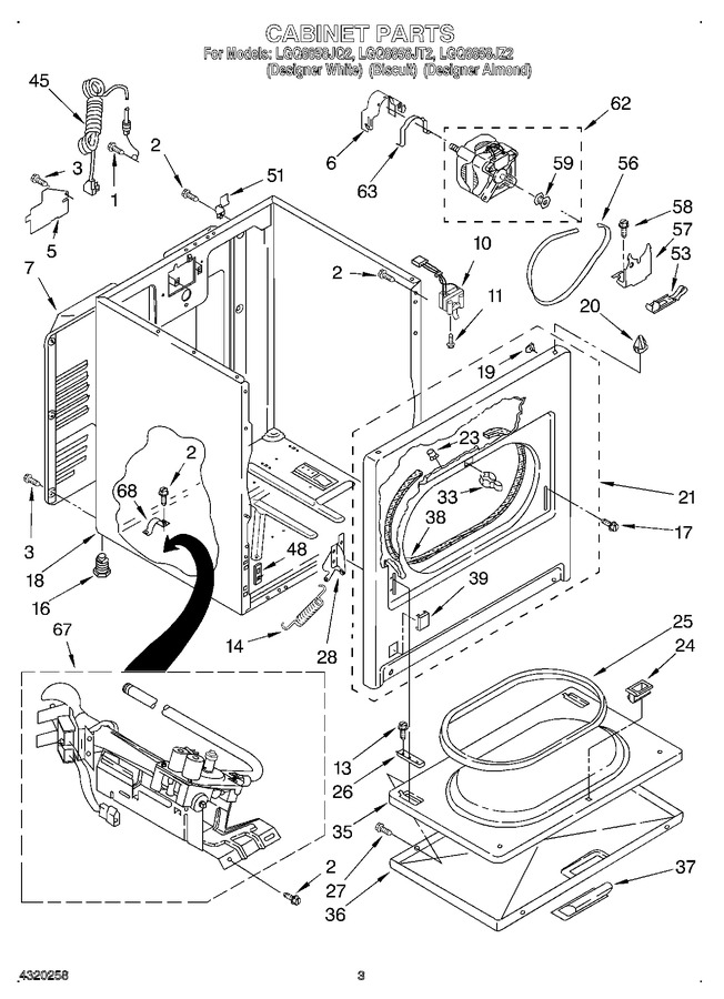 Diagram for LGQ8858JT2