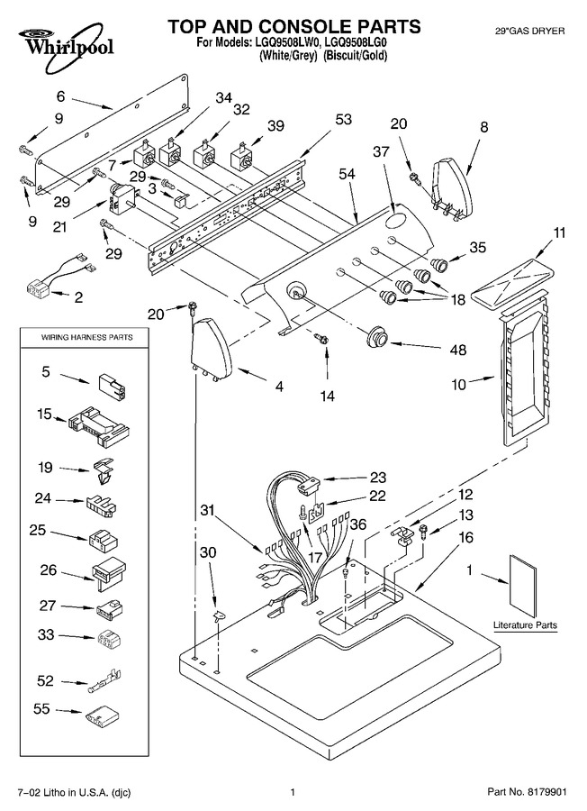 Diagram for LGQ9508LW0