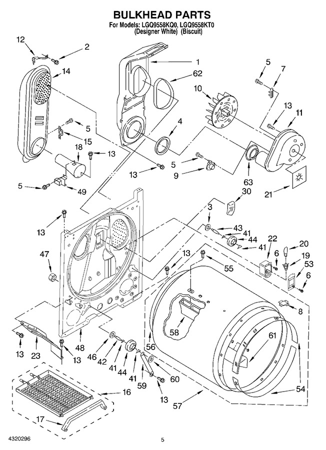 Diagram for LGQ9558KT0