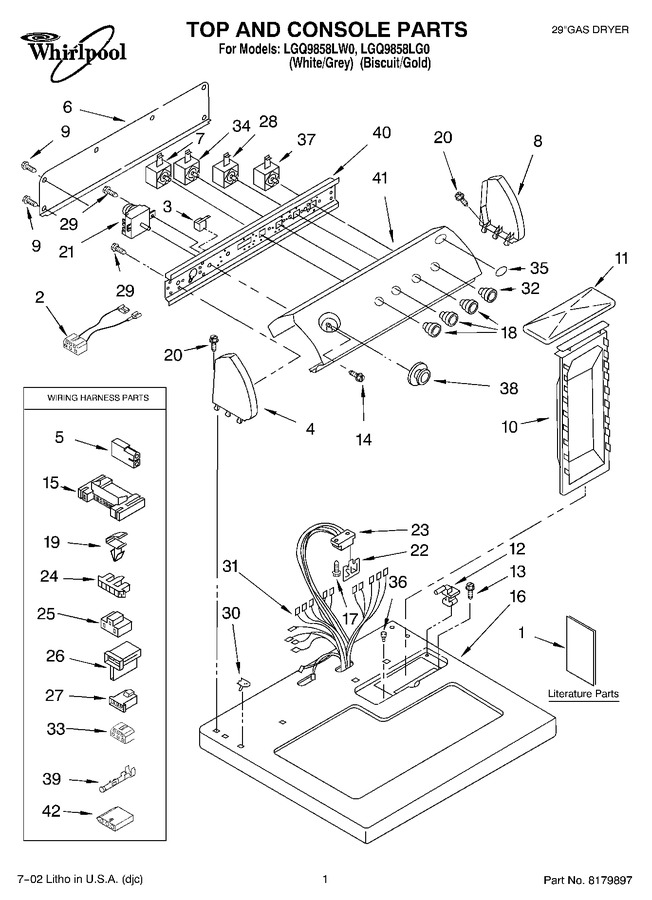 Diagram for LGQ9858LG0