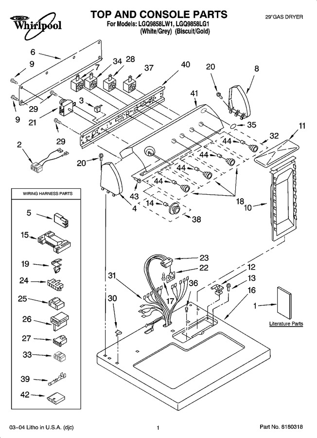 Diagram for LGQ9858LW1