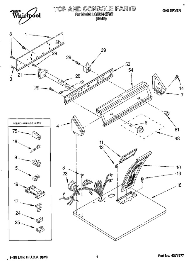 Diagram for LGR2614BW2
