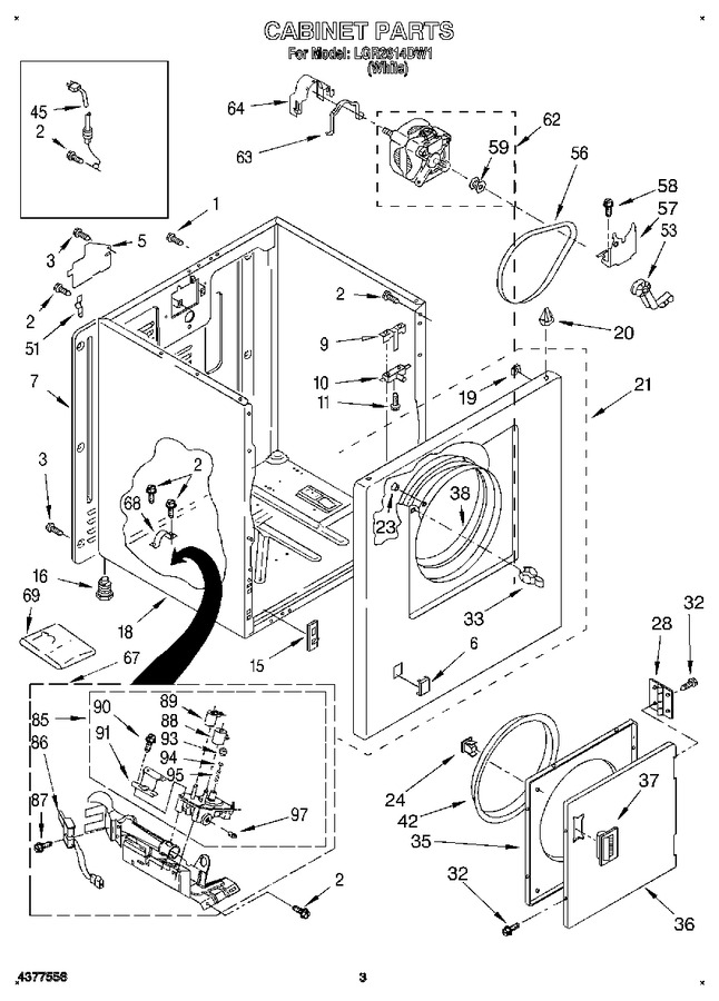 Diagram for LGR2614DW1