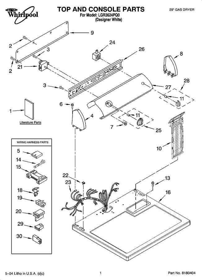 Diagram for LGR3624PQ0