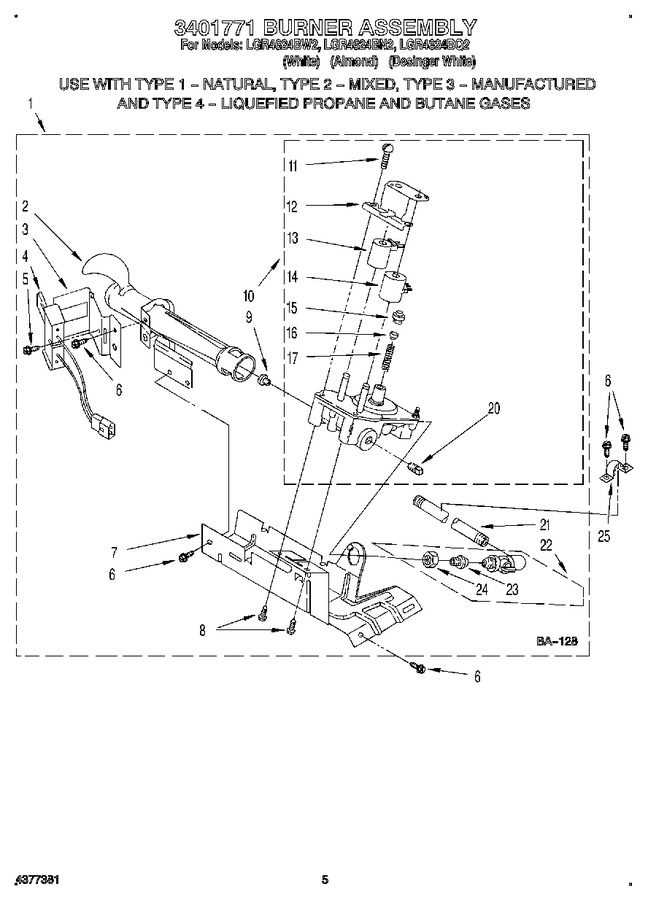 Diagram for LGR4624BW2