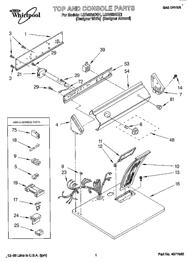 Diagram for LGR4624DQ1