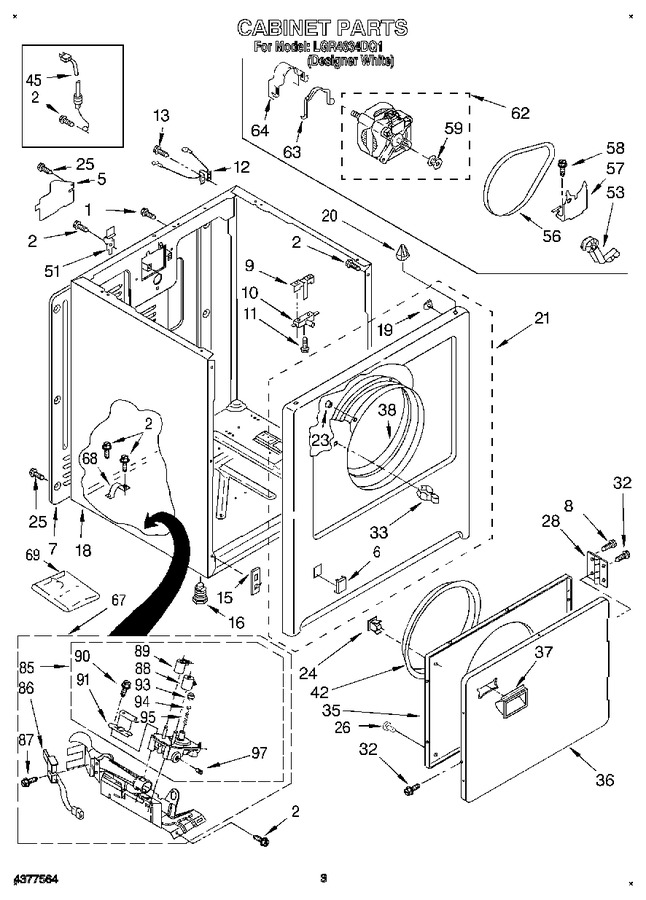 Diagram for LGR4634DQ1