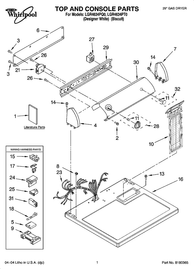 Diagram for LGR4634PT0