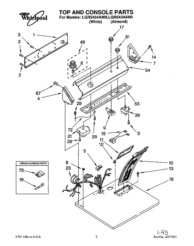 Diagram for LGR5434AN0