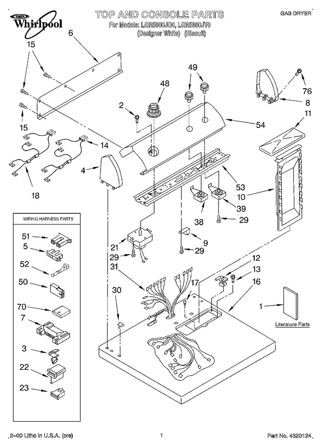 Diagram for LGR5600JT0