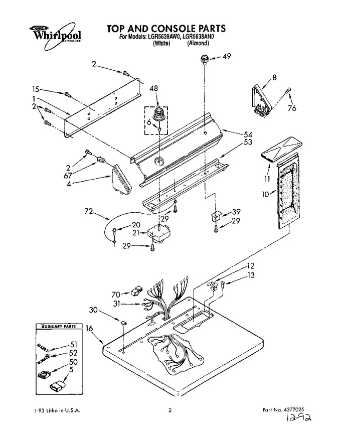 Diagram for LGR5638AW0