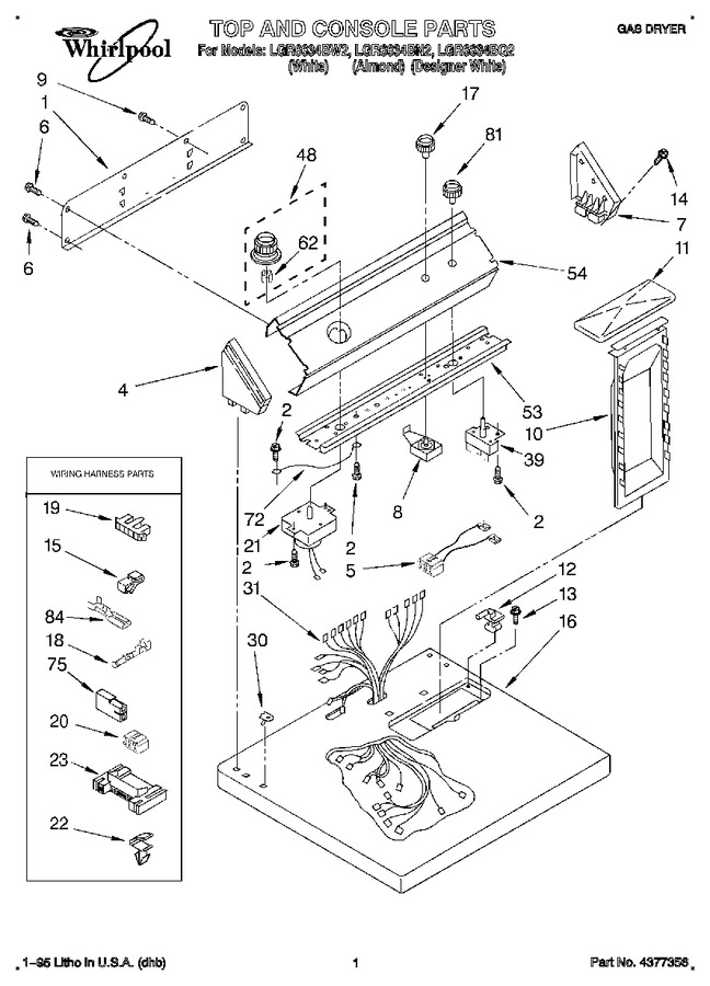 Diagram for LGR6634BW2