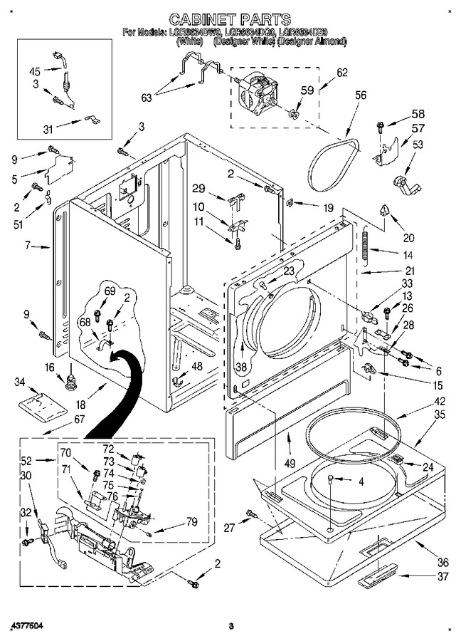 Diagram for LGR6634DW0