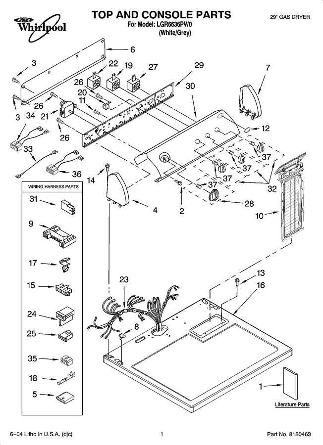 Diagram for LGR6636PW0