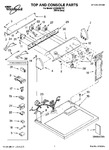 Diagram for 01 - Top And Console Parts