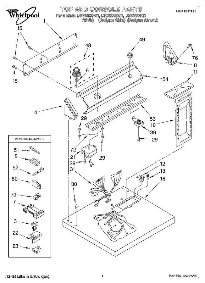 Diagram for LGR6638DZ1