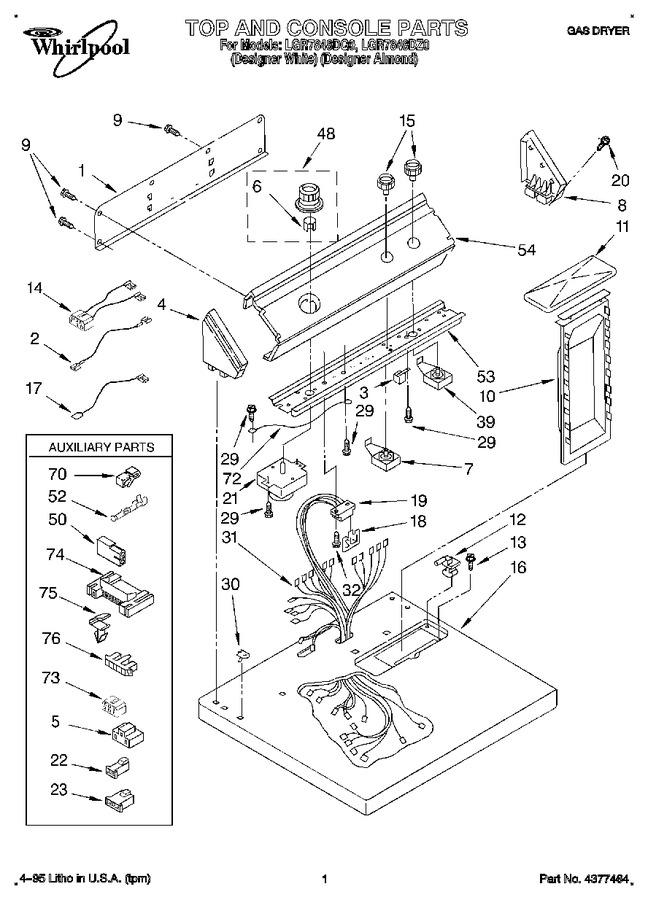 Diagram for LGR7848DQ0
