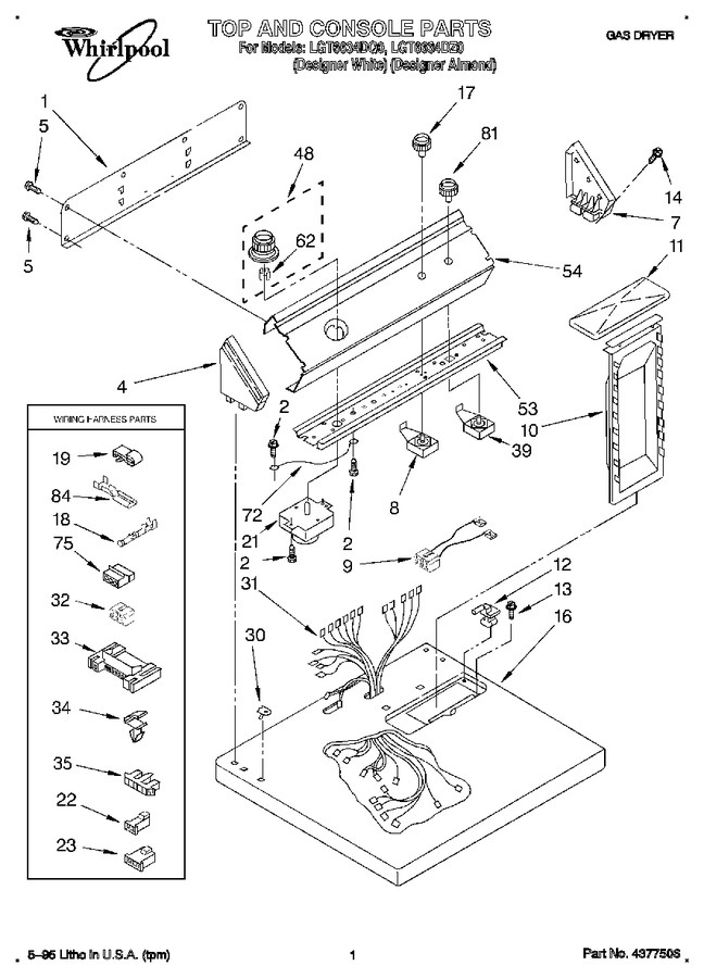 Diagram for LGT6634DZ0