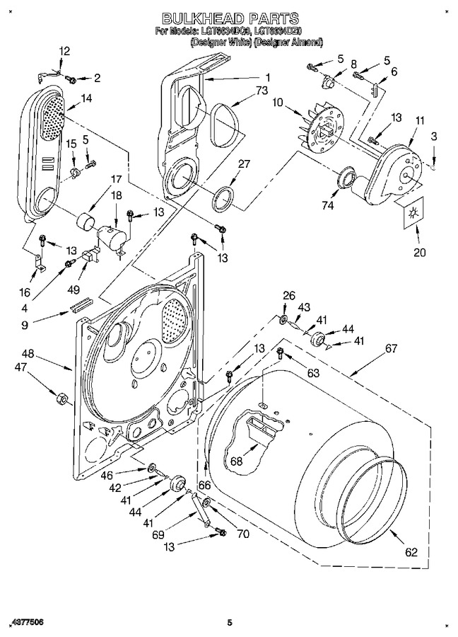 Diagram for LGT6634DZ0