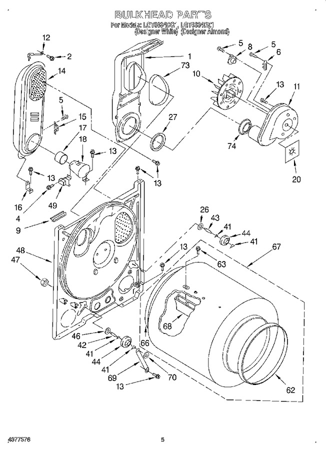 Diagram for LGT6634DQ1