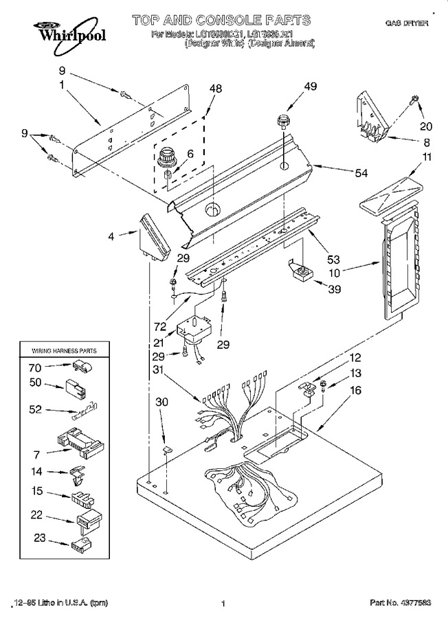 Diagram for LGT6638DZ1