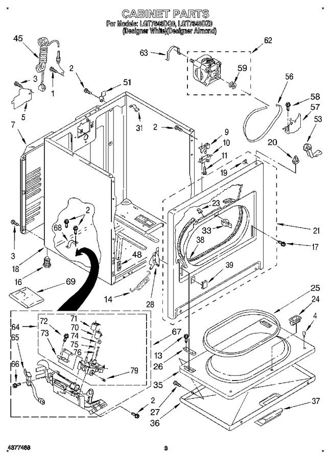 Diagram for LGT7848DZ0