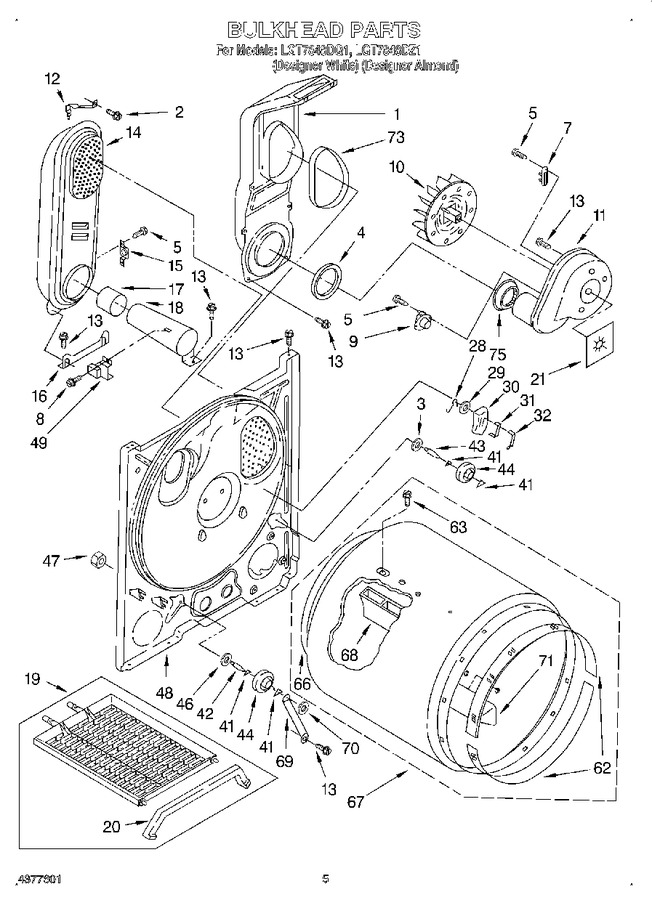 Diagram for LGT7848DZ1