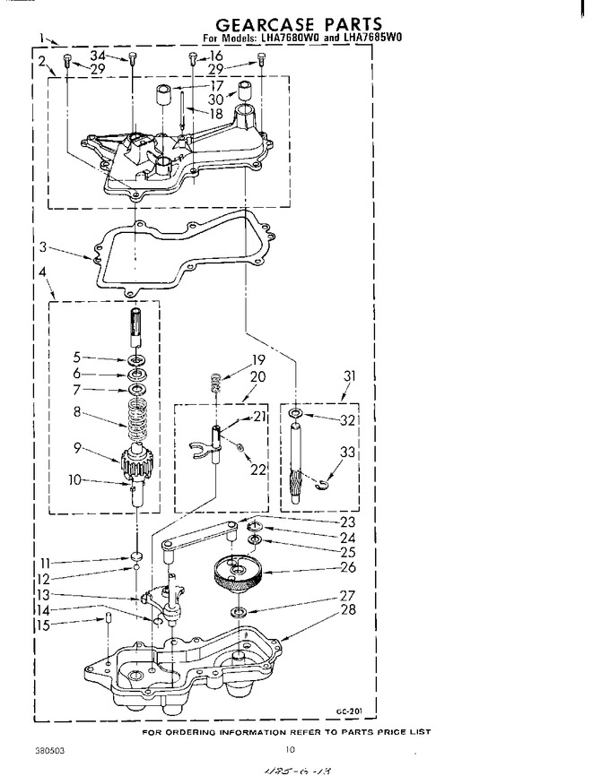 Diagram for LHA7685W0