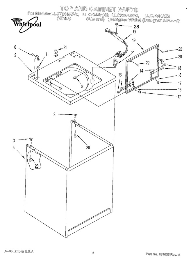 Diagram for LLC7244AW0