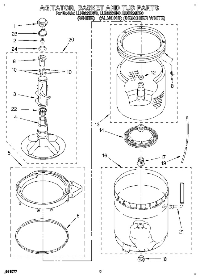 Diagram for LLN8233BW0