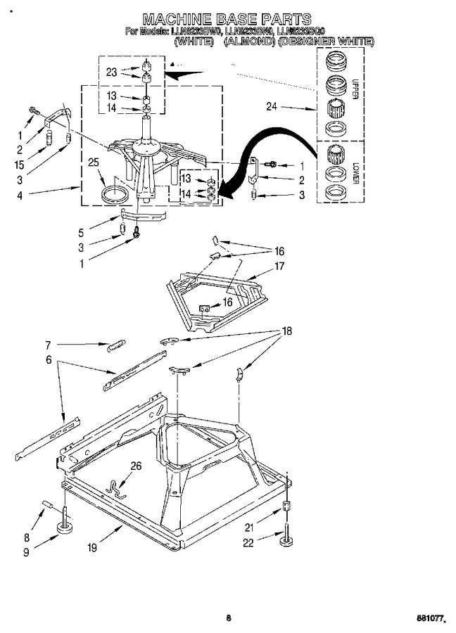 Diagram for LLN8233BW0
