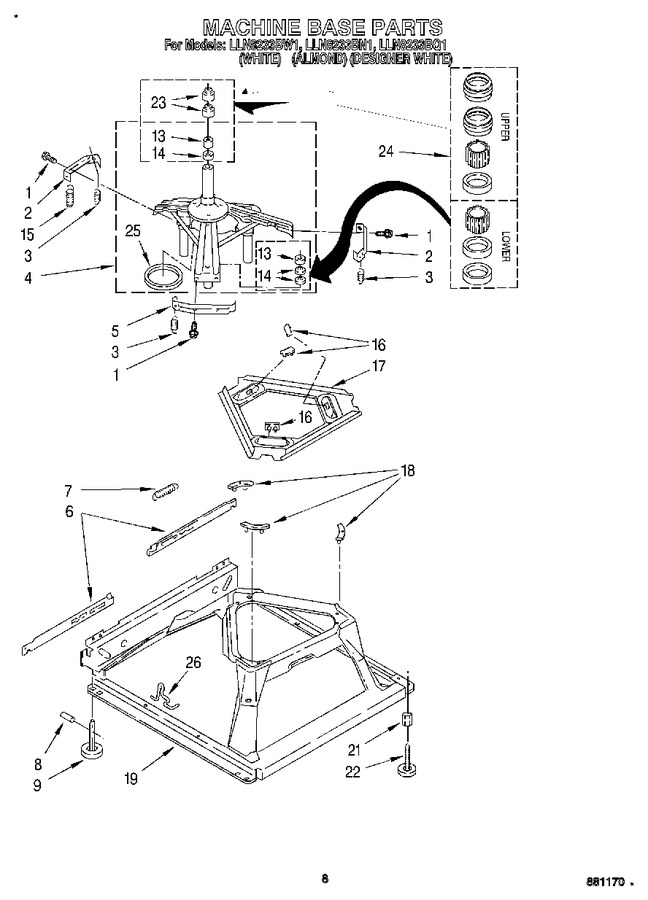 Diagram for LLN8233BW1