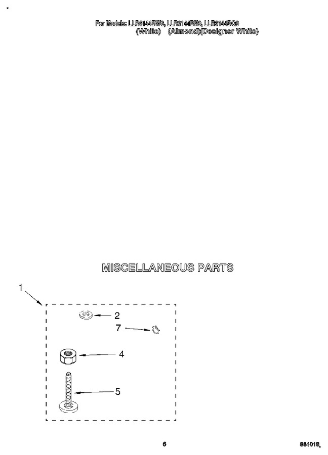 Diagram for LLR6144BW0