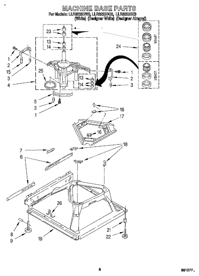 Diagram for LLR8233DW0