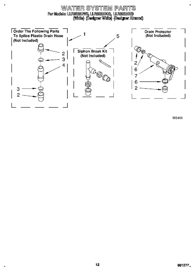 Diagram for LLR8233DW0