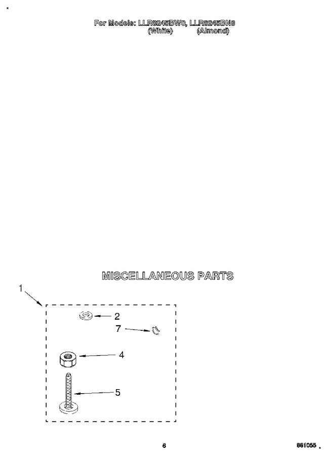 Diagram for LLR8245BW0